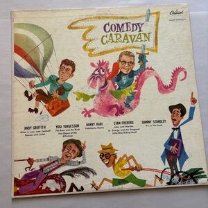 VINTAGE STAN FREBERG ANDY GRIFFITH AUSSIE 1950s COMEDY LP - COMEDY CARAVAN